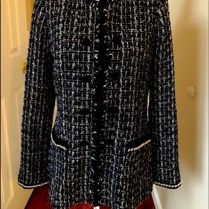 White House black Market Tweed Blazer/ size M/ New